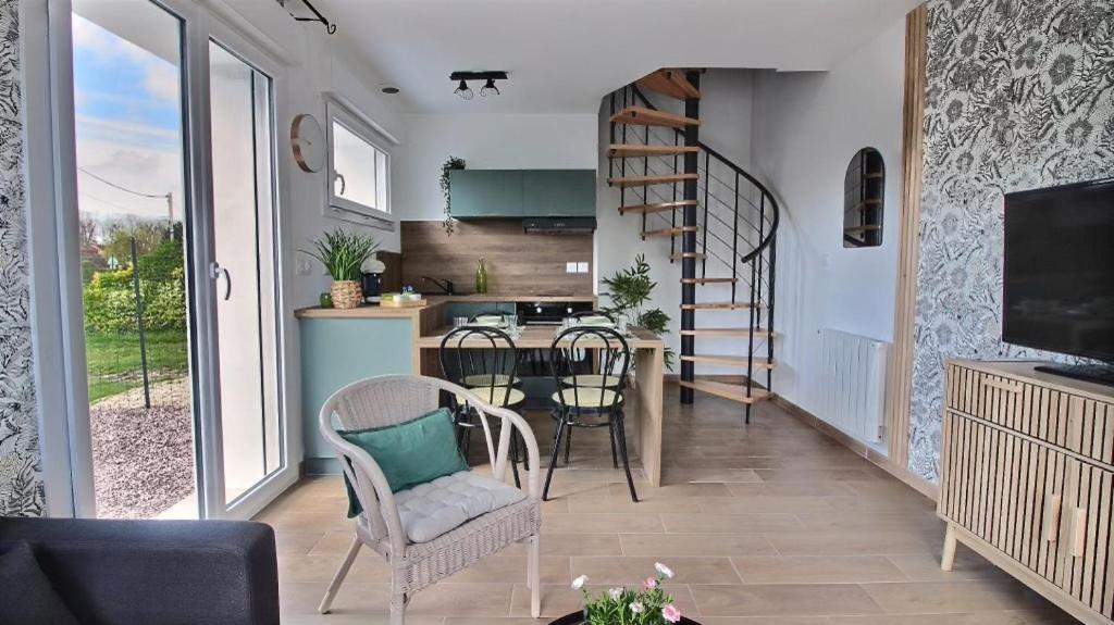 Joli Appartement En Duplex Neuf A Saint-Josse Екстериор снимка